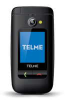 TELME X200 6,1 cm (2.4") 90 g Zwart Instapmodel telefoon