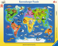 Ravensburger 00.006.641 Formpuzzle Landkarten