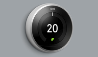 Google Nest Learning Thermostat termostato WLAN Acciaio inossidabile