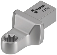 Wera 7776 Torque wrench end fitting Silber