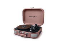 Muse MT-201 BTP obrotowy talerz gramofonu Gramofon z napędem pasowym Czarny, Różowy