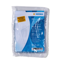 HERMA Ausweishüllen 10er Pack für Kreditkarte, Scheckkarte, 58 x 87 mm
