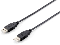 Equip 128872 USB kábel 5 M USB 2.0 USB A Fekete