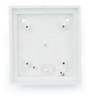 Mobotix T24M\Single On-Wall mount Pure White boîte de jonction électrique Métal