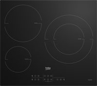 Beko HIIS63206M hobs Negro Integrado 58 cm Con placa de inducción 3 zona(s)