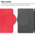 CoreParts TABX-XMI-COVER5 etui na tablet 26,9 cm (10.6") Etui z klapką Czerwony
