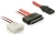 DeLOCK Cable Micro SATA female + 2Pin Power SATA SATA-Kabel 0,30 m Rot