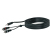 Schwaiger 3.0m 2 x RCA - 3.5mm audio kabel 3 m Zwart