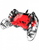NACON PS4OFCPADCLRED mando y volante Rojo, Transparente USB Gamepad Analógico/Digital PC, PlayStation 4