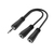 Hama 00200349 cable de audio 0,15 m 3,5mm 2 x 3,5mm Negro