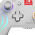 PDP Afterglow Wave Fehér Gamepad Analóg/digitális Nintendo Switch, Nintendo Switch OLED