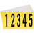 Brady 3460-# KIT etichetta autoadesiva Rettangolo Permanente Nero, Giallo 5 pezzo(i)