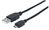 Manhattan Hi-Speed USB Micro-B Anschlusskabel, USB 2.0, Typ A Stecker - Micro-B Stecker, 480 Mbps, 0,5 m, Schwarz