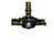 Ledlenser 502195 zaklantaarn Zwart, Geel Lantaarn aan hoofdband LED