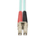 StarTech.com 450FBLCLC25 kabel optyczny 25 m LC OM4 Kolor Aqua