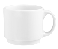 caterado Kaffeeobertasse ADRINA, Farbe: weiß, Inhalt: 0,18 Liter, stapelbar,