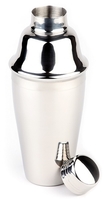 Shaker -CLASSIC- Ø 8,5 cm, H: 20 cm, 0,5 Liter Edelstahl, hochglanzpoliert