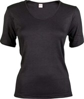 Beeren Thermo Dames T-Shirt Korte Mouwen Zwart XXL