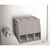 TE Connectivity Corcom FCD Netzfilter, 480/277 V-AC, 80A, Flanschmontage, Schraub, 3-phasig 0,62 mA / 50Hz Single Stage