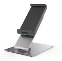 Durable Aluminium Foldable Tablet Holder iPad Desk Stand | Lockable & Rotatable