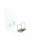 ELBA Ordner "rado plast" A5 hoch mit Griffloch, PVC, mit auswechselbarem Rückenschild, Rückenbreite 7,5 cm, weiß
