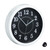 Relaxdays Wanduhr rund, Ø 20cm, Kleine Uhr zum Aufhängen, Klassisches Design, batteriebetrieben, Sekundenzeiger, Weiß