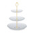 Etagere in Transparent/ Gold - (H)34 x Ø 25 cm 10042290_0