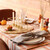 Relaxdays Tischset 6-teilig, für den Esstisch, geflochtenes Maisstroh, Ø 30 cm, Telleruntersetzer im Boho-Stil, natur