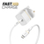 OtterBox UK Wall Charger 20W - 1X USB-C 20W USB-PD + USB C-Lightning Cable 1m Weiß - Ladegerät für Mobilgeräte / Netzteil mit Schnellladefunktion