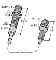 Opto Sensor Lichtschranke M12NLVQPMA