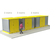 SOLMHA™ KDC+ Bunded COSHH Storage Container 2062 x 1942 x 2172mm