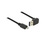 Anschlusskabel USB 2.0 EASY Stecker A an micro Stecker B, oben/unten gewinkelt, schwarz, 1m, Delock®