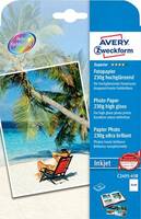 Avery-Zweckform Superior Photo Paper Inkjet C2495-45R Fénykép papír 13 x 18 cm 230 g/m² 45 lap Magasfényű