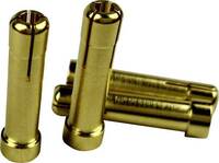Reely Adapter dugó [1x 4 mm-es aranyozott érintkezős dugó - 1x 5 mm-es arany érintkezős alj] 1605782