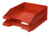 Briefablage KLASSIK, DIN A4/C4, stapelbar, stabil, modern, rot