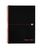 Black n Red A4 Wirebound Soft Cover Notebook Ruled 100 Pages Black/Red (Pack 10)