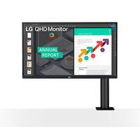 27Qn880-B Led Display 68.6 Cm (27") 2560 X 1440 Pixels Quad Hd Lcd Black Desktop Monitors