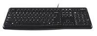 K120 Keyboard, US/Int Keyboard K120 for Business, Standard, Wired, USB, QWERTY, Black Keyboards (external)