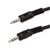 Minijack connecting cable 2,5m 918.011, 3.5mm, Male, 3.5mm, Male, 2.5 m, Black Audiokabel
