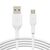 Boost Charge Usb Cable 1 M , Usb A Micro-Usb B White ,