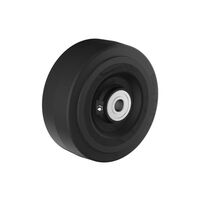 Elastic solid rubber wheel