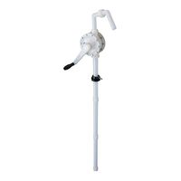 Canister/drum hand crank pump