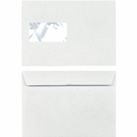 Briefumschläge PlanoJet C5 100g/qm haftklebend Fenster VE=500 Stück hochweiß