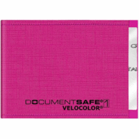 Kartenschutzhülle Document Safe RFID mit Abschirmfolie 90x63mm pink