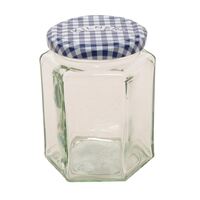 Kilner Hexagonal Twist Top Jar in Clear - Dishwasher Safe - Glass - 280 ml