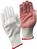 Rękawiczki dziane Packer, nubowane, białe, rozmiar 9 FORTIS