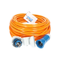 Kalle Verlängerungskabel Schuko 2,5mm Extreme Signal Orange Aquasafe IP68 5 Meter