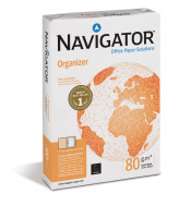 Kopierpapier Navigator Organizer, 4-fach gelocht, A4, 80 g/m²