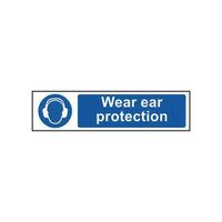Wear ear protection sign