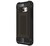 Defender műanyag telefonvédő (közepesen ütésálló, légpárnás sarok, szilikon belső, fémhatás) FEKETE [Samsung Galaxy A3 (2017) SM-A320F]